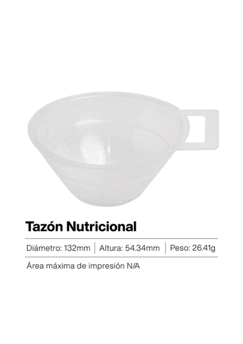Tazón nutricional de plástico – ideal para preparar y servir comidas saludables como ensaladas, bowls o snacks balanceados